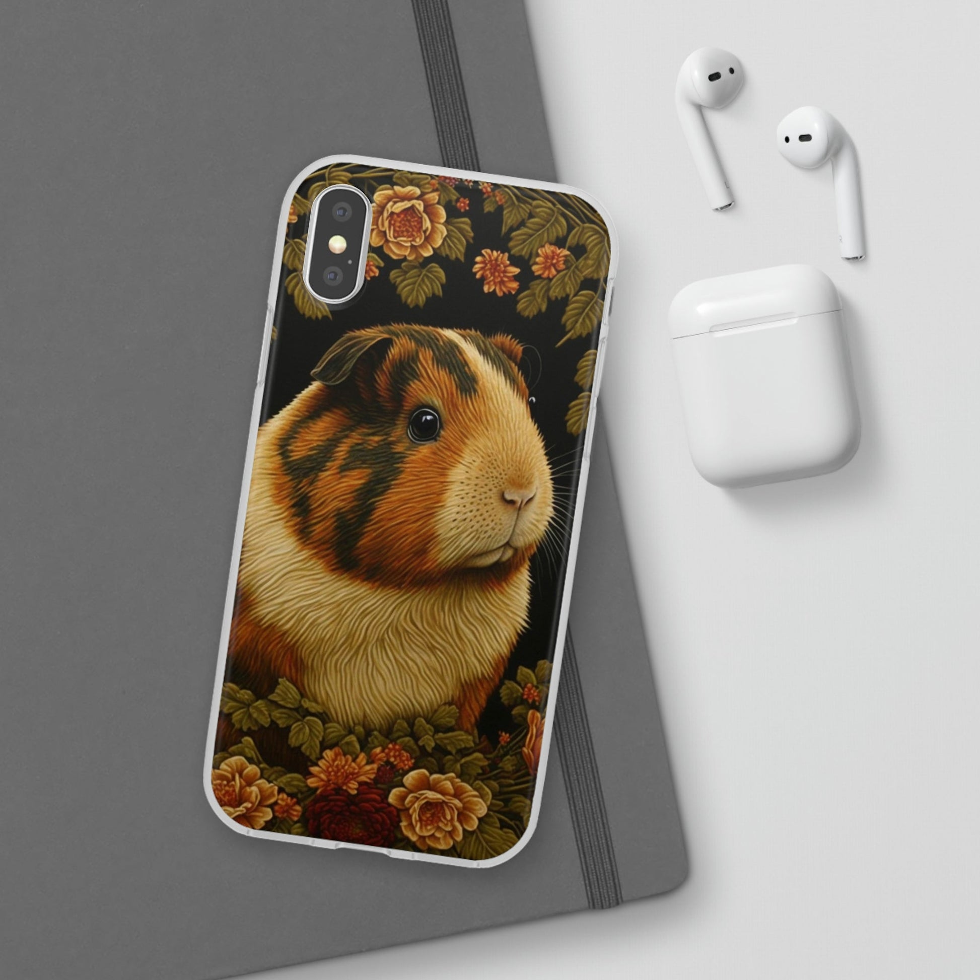 Guinea Pig in the Garden Phone Cases