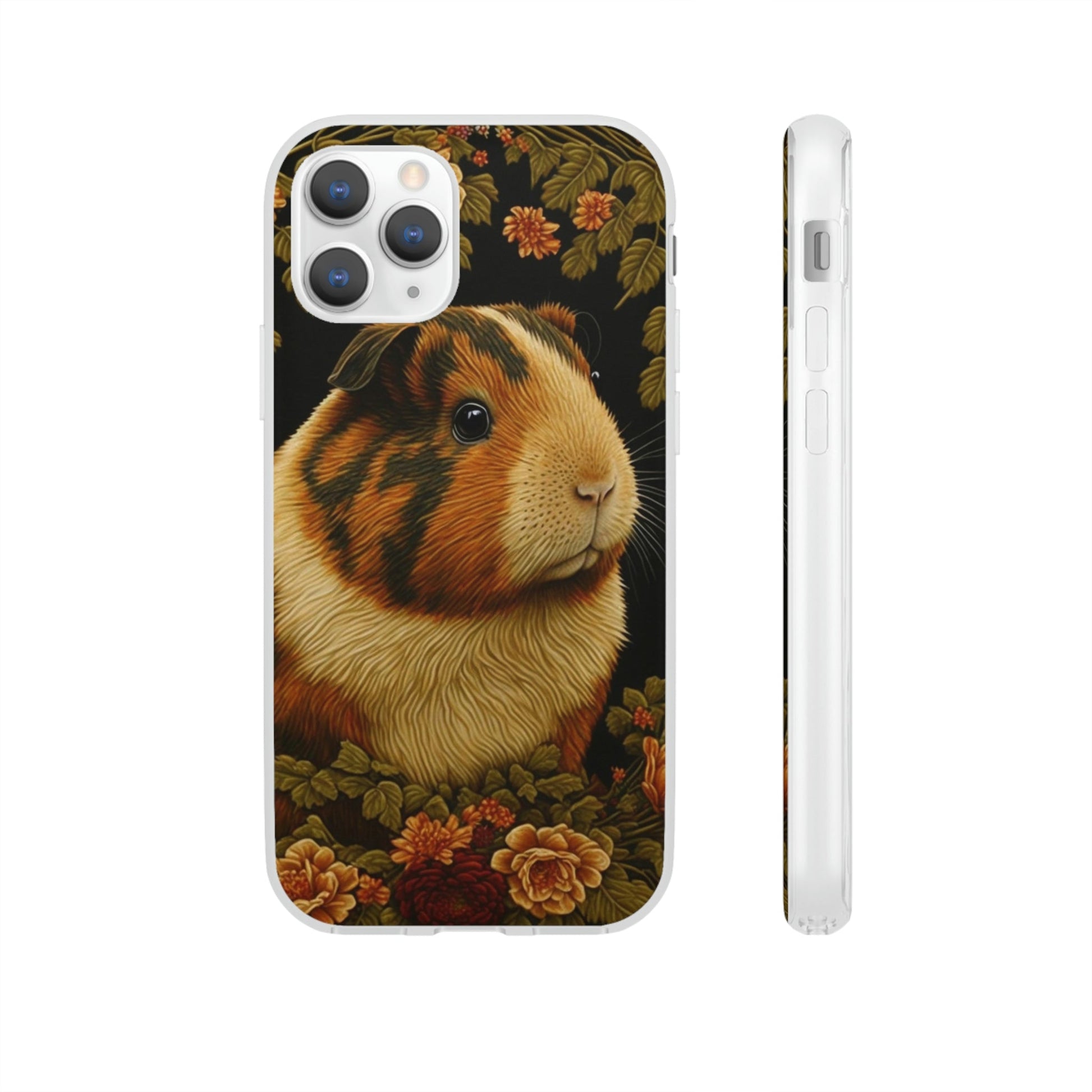 Guinea Pig in the Garden Phone Cases