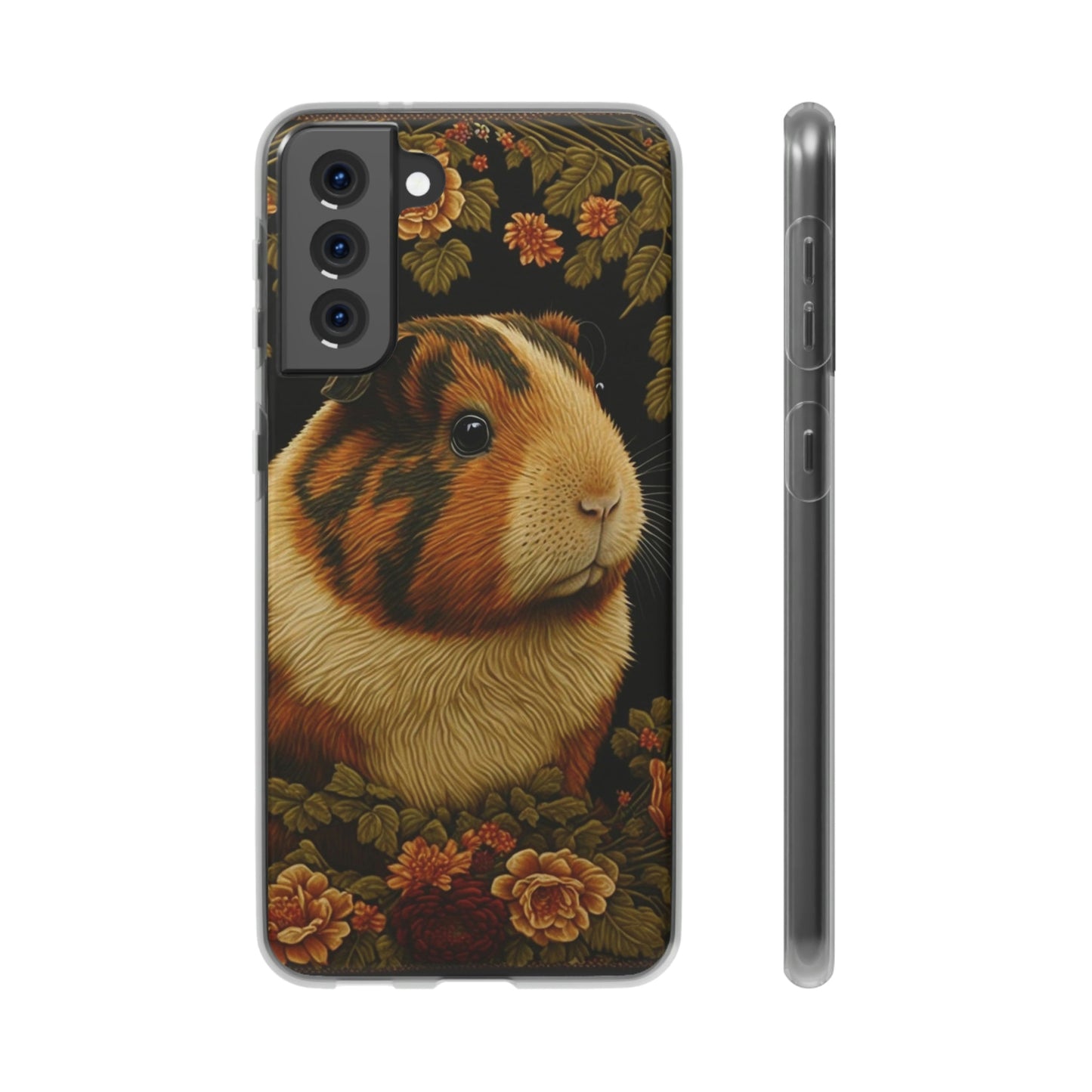 Guinea Pig in the Garden Phone Cases