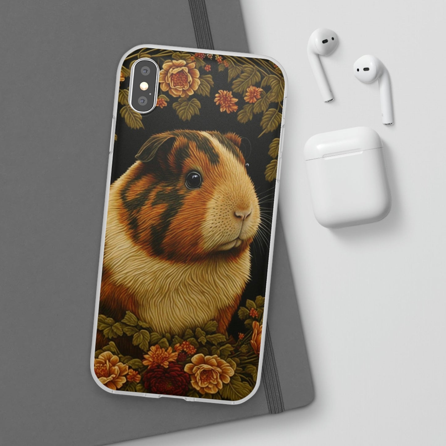 Guinea Pig in the Garden Phone Cases