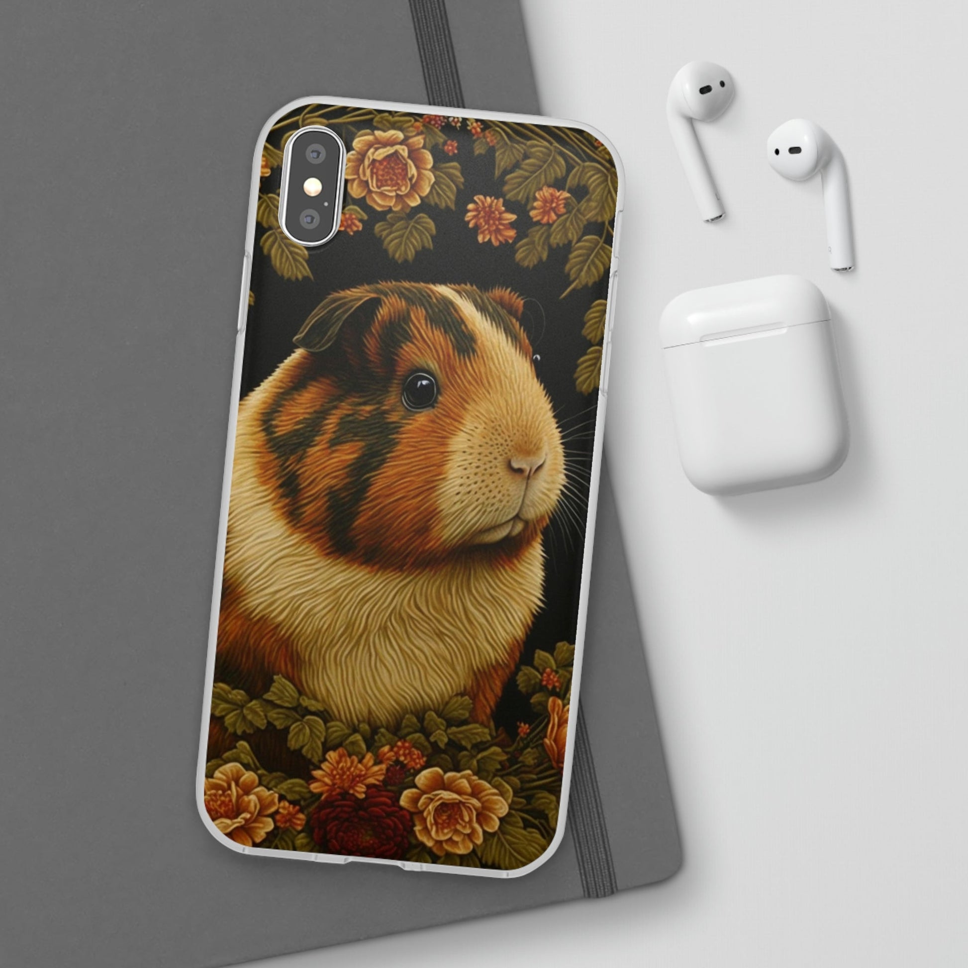 Guinea Pig in the Garden Phone Cases