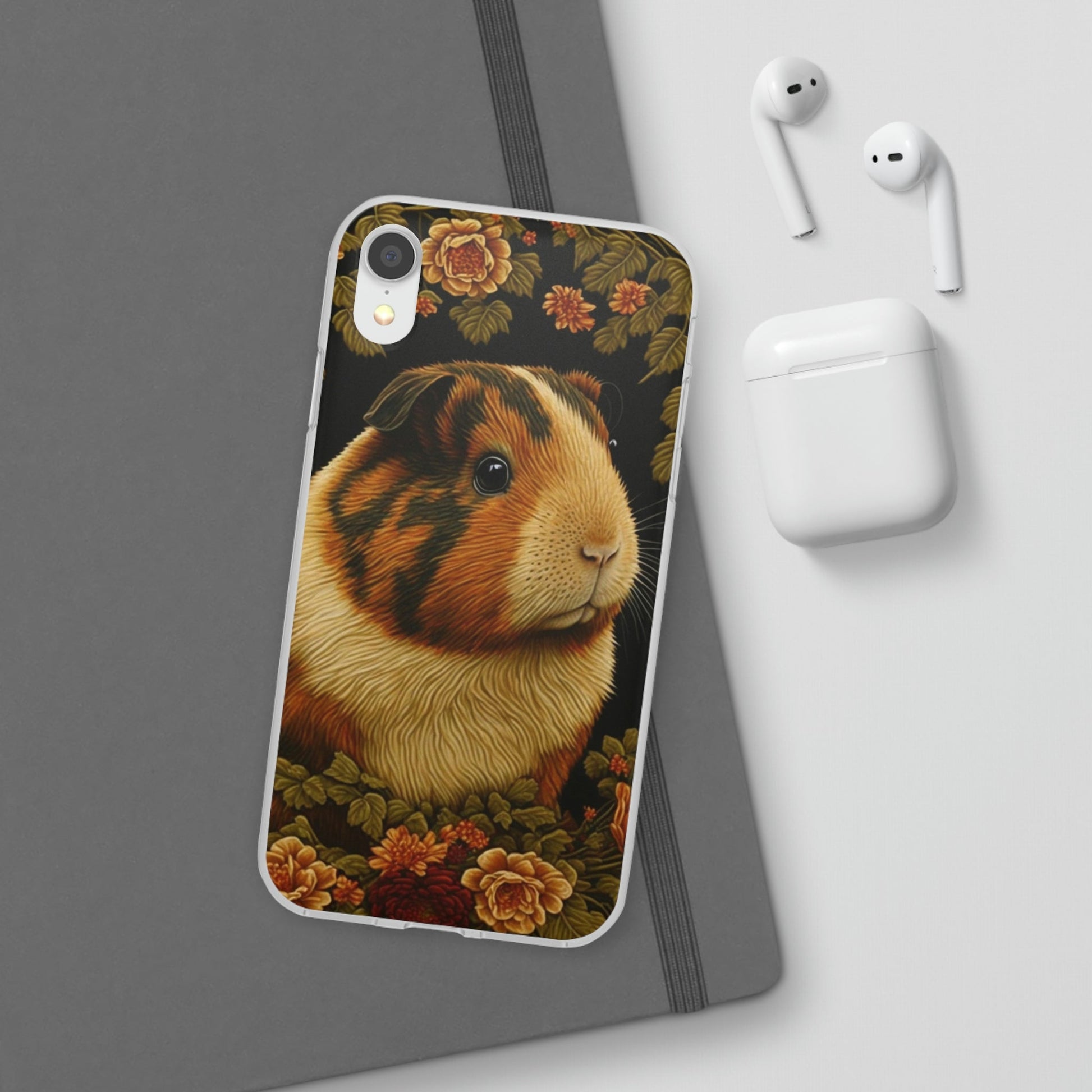 Guinea Pig in the Garden Phone Cases