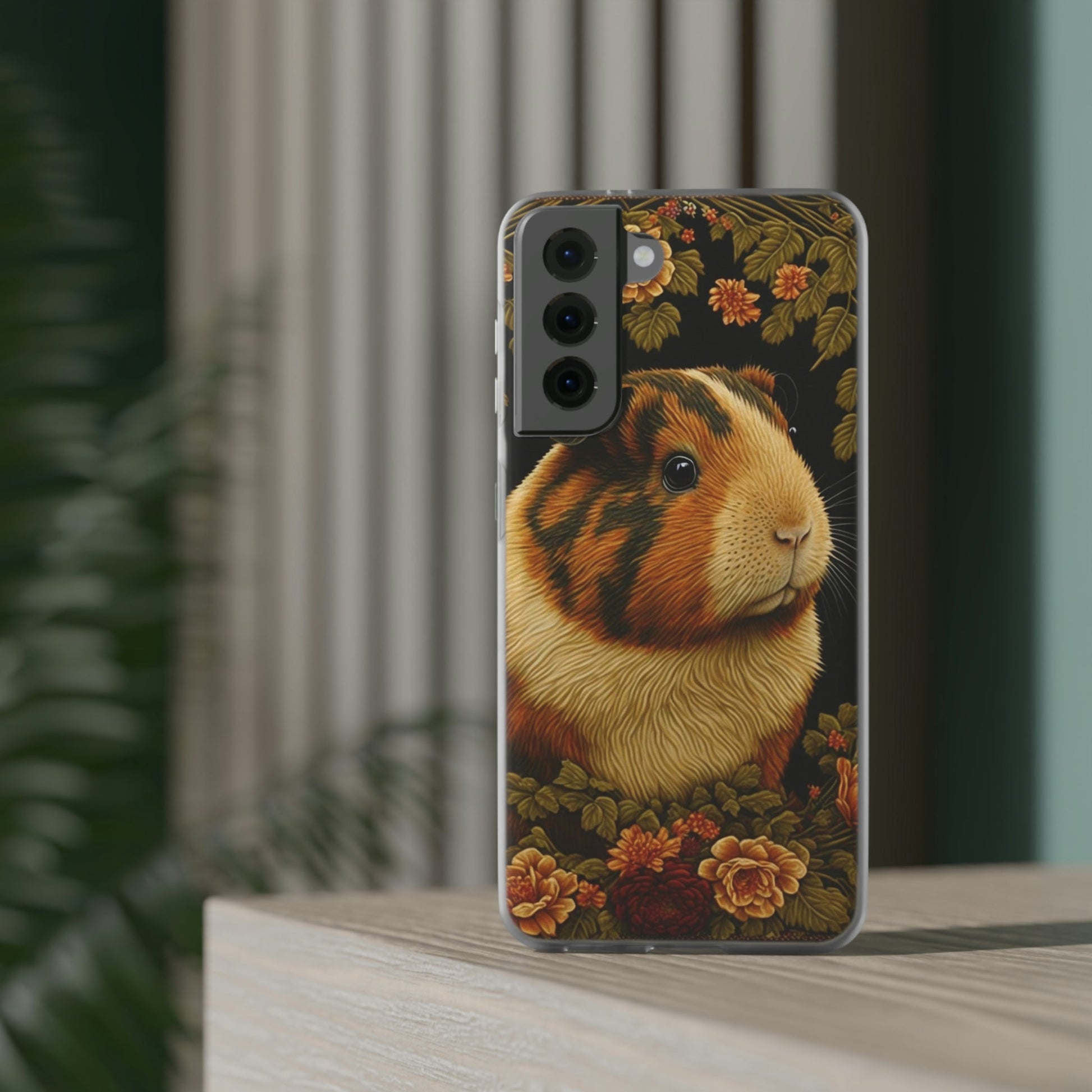 Guinea Pig in the Garden Phone Cases