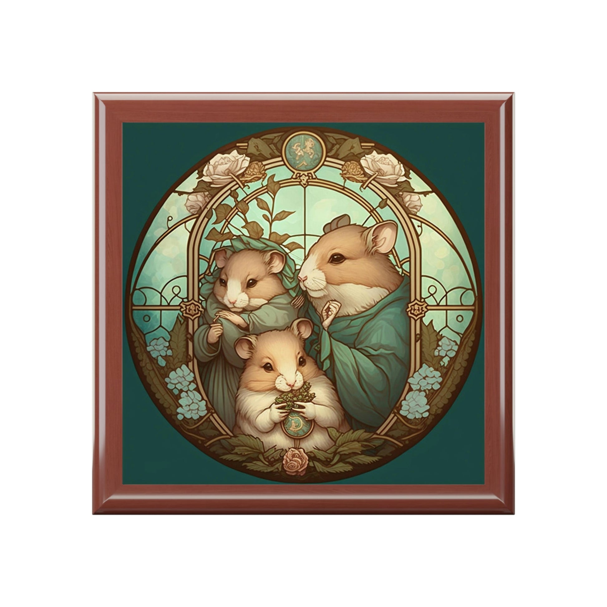 Hamster Family Jewelry Box
