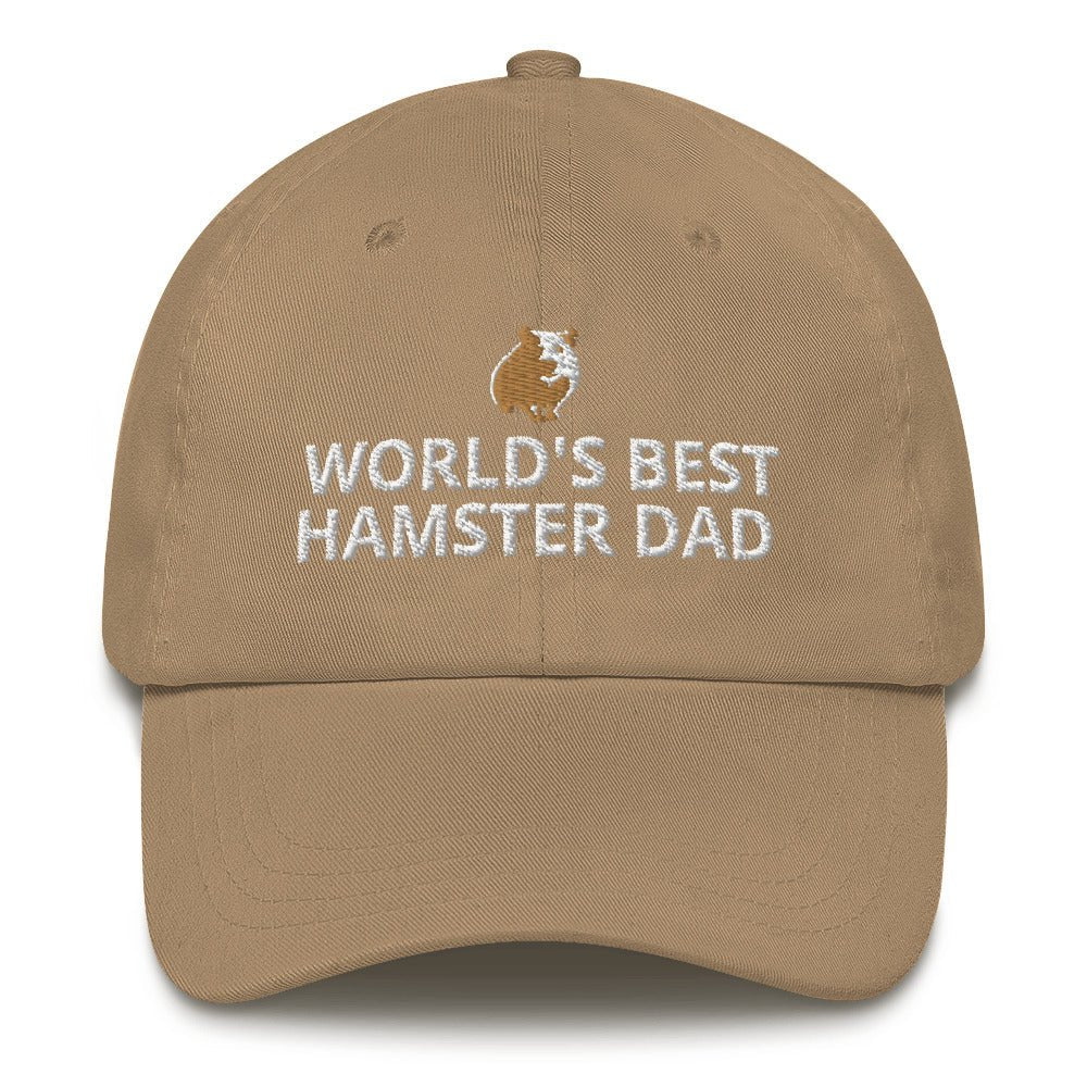 Hamster Hat | World's Best Hamster Dad | Perfect gift for the Pet Hamster lover!