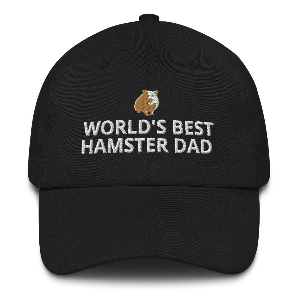 Hamster Hat | World's Best Hamster Dad | Perfect gift for the Pet Hamster lover!