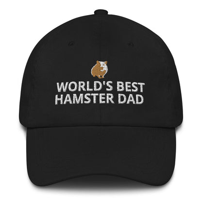 Hamster Hat | World's Best Hamster Dad | Perfect gift for the Pet Hamster lover!