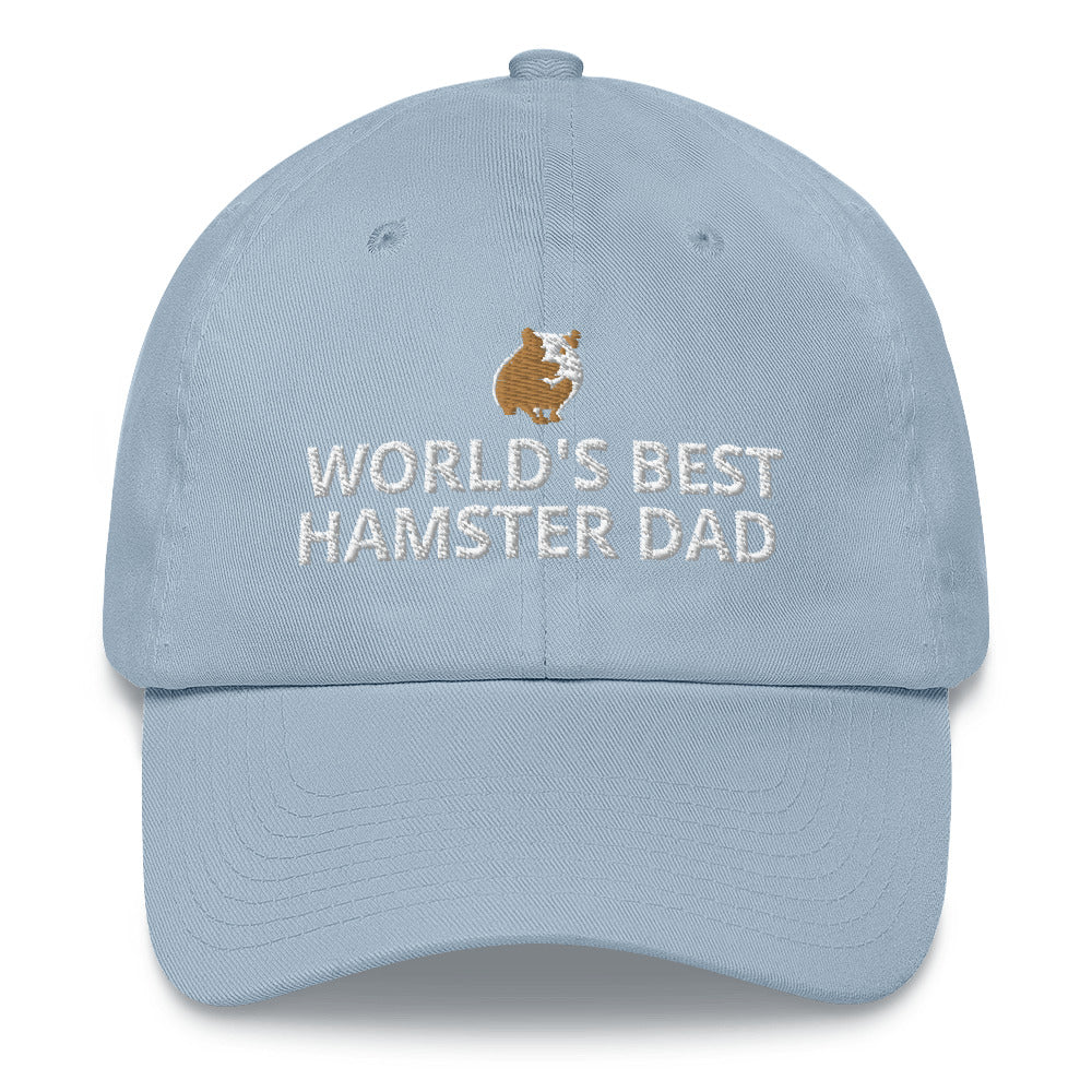 Hamster Hat | World's Best Hamster Dad | Perfect gift for the Pet Hamster lover!