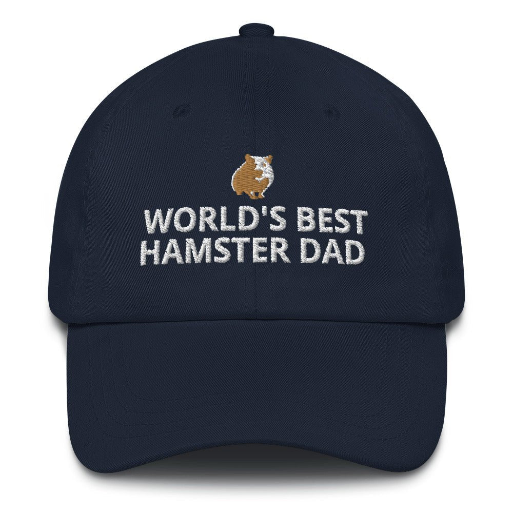 Hamster Hat | World's Best Hamster Dad | Perfect gift for the Pet Hamster lover!