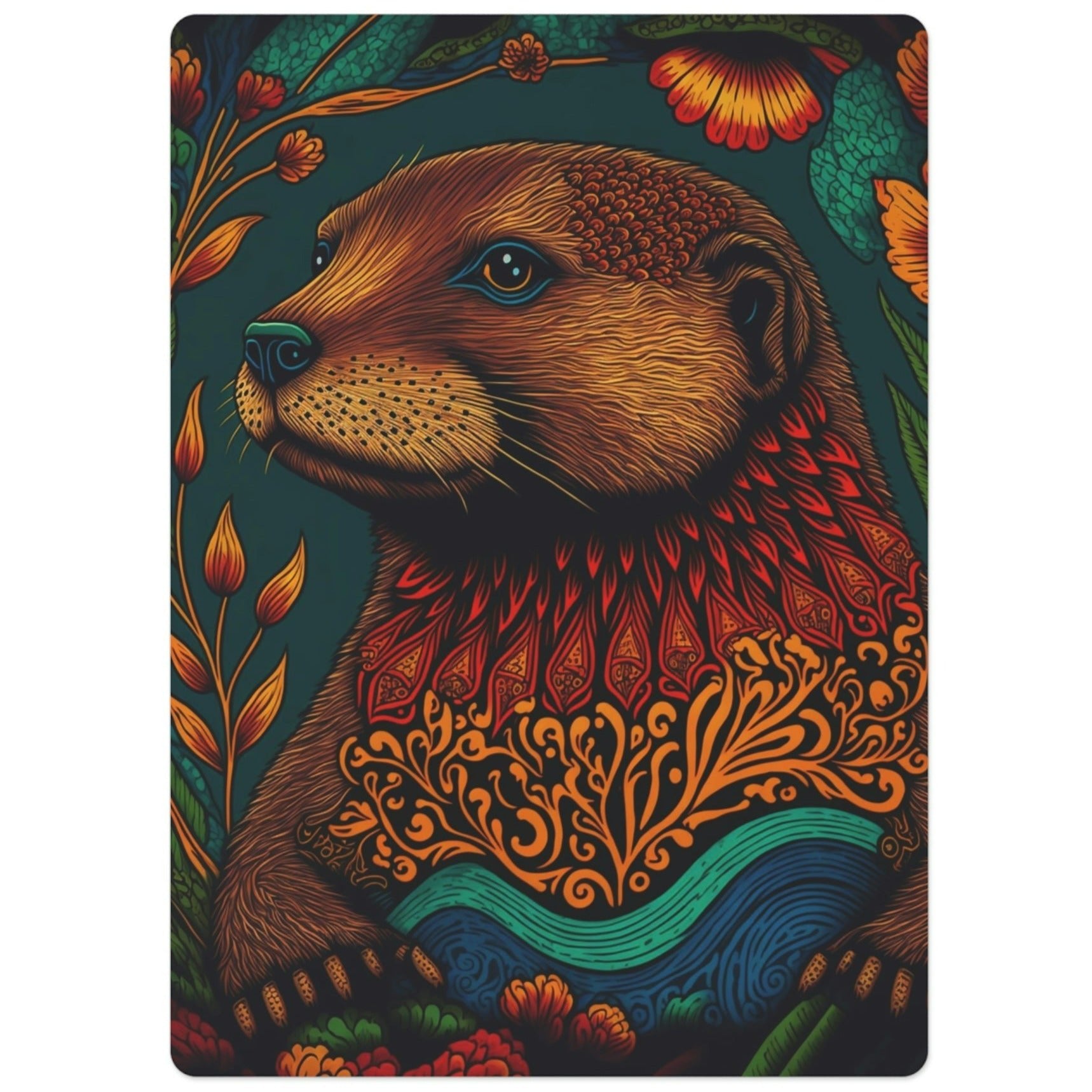 Hand Paint Otter Lake Poker Playing Cards