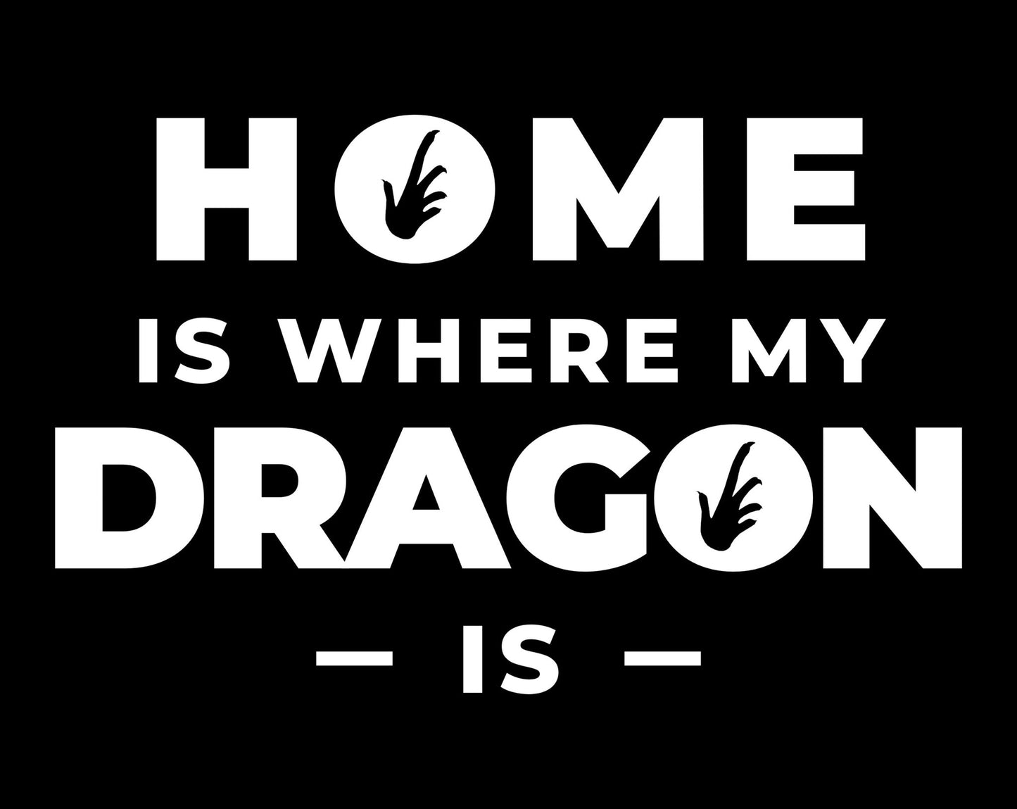Home is Where My Dragon Is Heavy Cotton T-Shirt