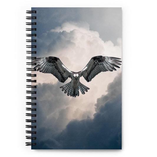 Hovering Osprey Spiral notebook