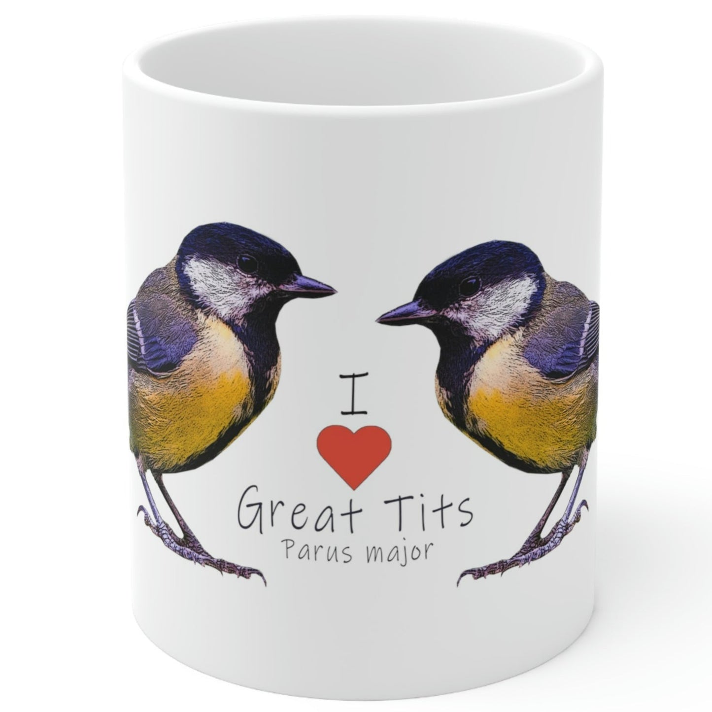 I Love Great Tits Ceramic Mug 11oz
