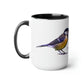 I Love Great Tits Two-Tone Coffee Mugs - 15oz