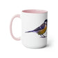 I Love Great Tits Two-Tone Coffee Mugs - 15oz
