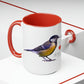I Love Great Tits Two-Tone Coffee Mugs - 15oz