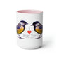 I Love Great Tits Two-Tone Coffee Mugs - 15oz