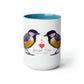 I Love Great Tits Two-Tone Coffee Mugs - 15oz