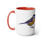 I Love Great Tits Two-Tone Coffee Mugs - 15oz