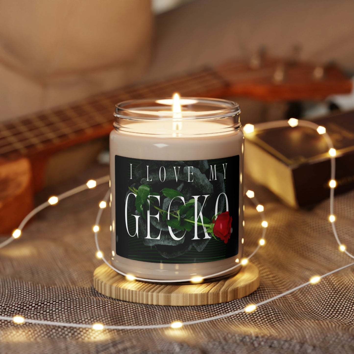 I Love My Gecko Scented Soy Candle - 9oz