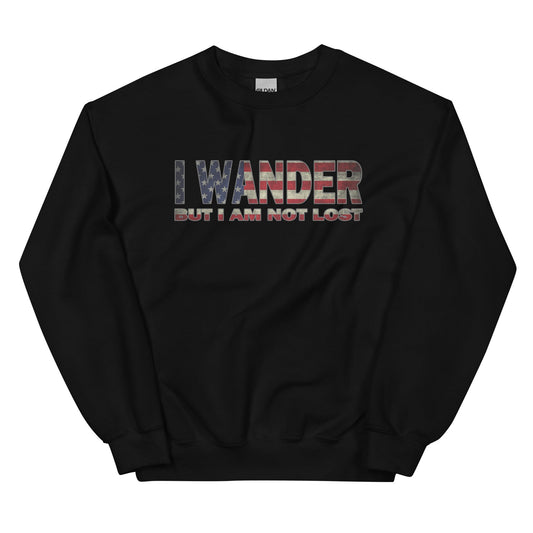 I Wander But I Am Not Lost Unisex Sweatshirt