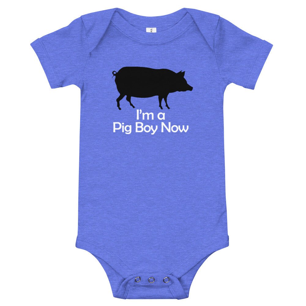 I'm a Pig Bow Now Onesie