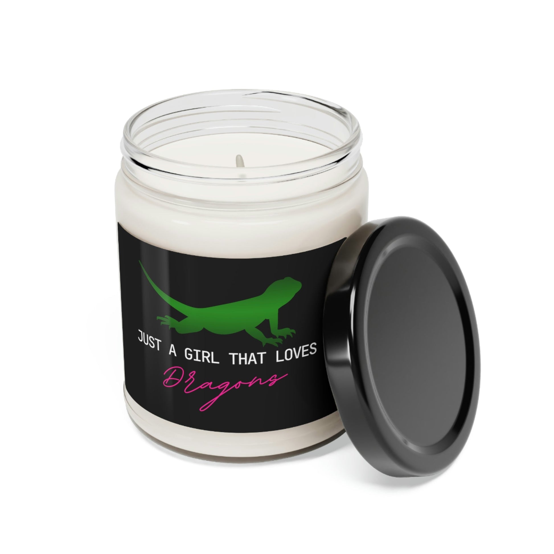 Just a Girla That Loves Bearded Dragons Scented Soy Candle - 9oz