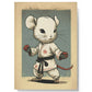 Karate Mouse Hard Backed Journal