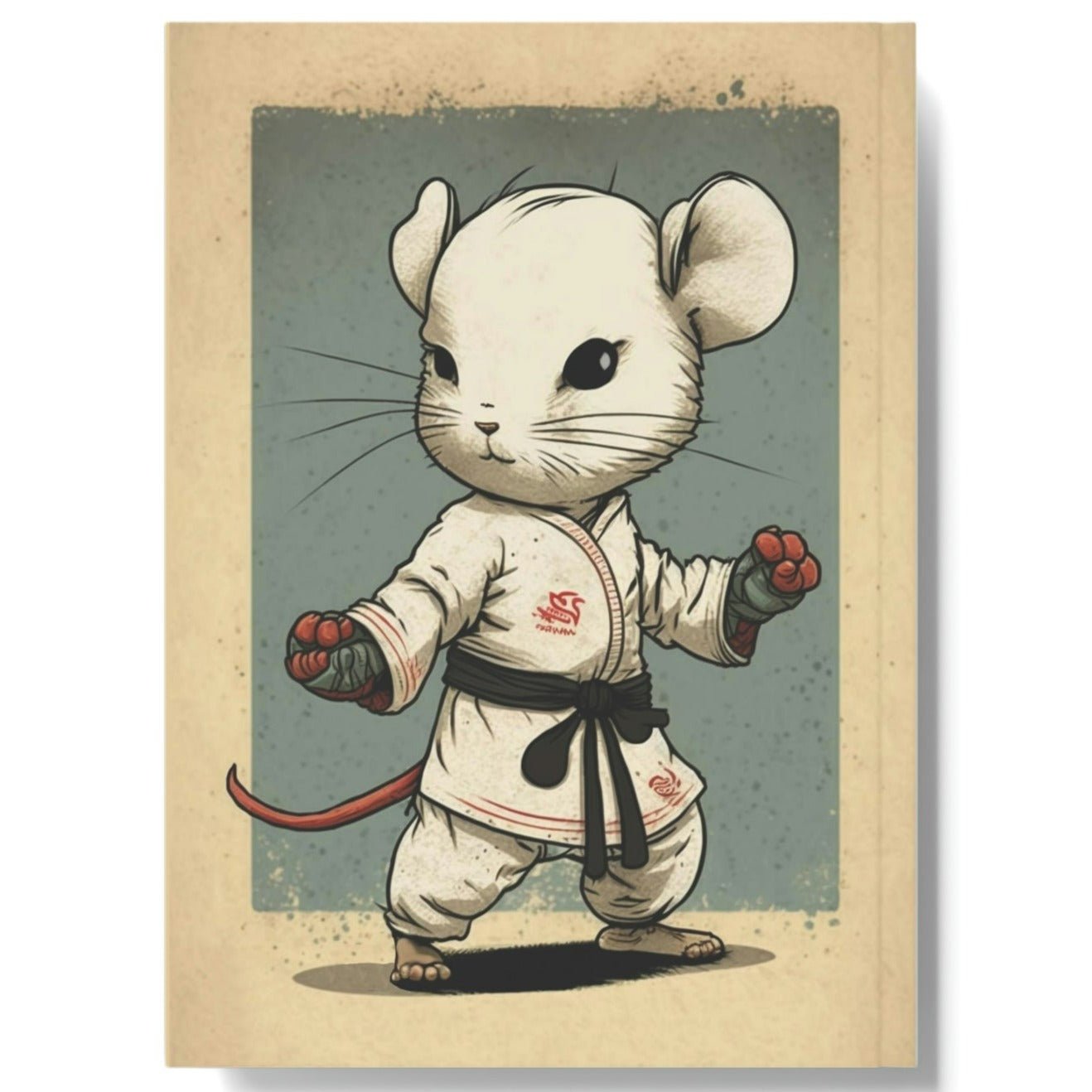 Karate Mouse Hard Backed Journal