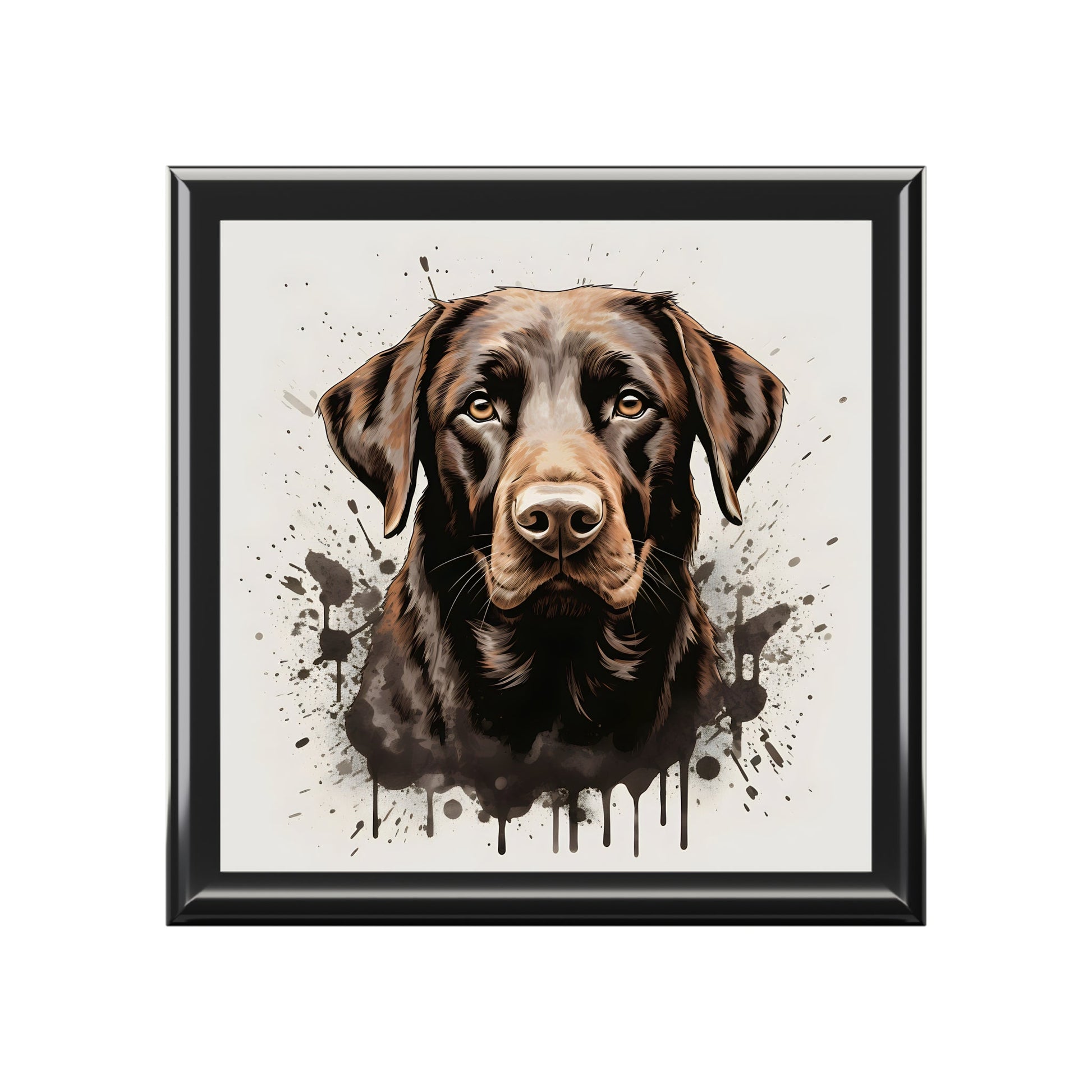 Labrador Retriever Art Print Gift and Jewelry Box