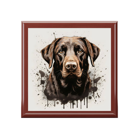 Labrador Retriever Art Print Gift and Jewelry Box