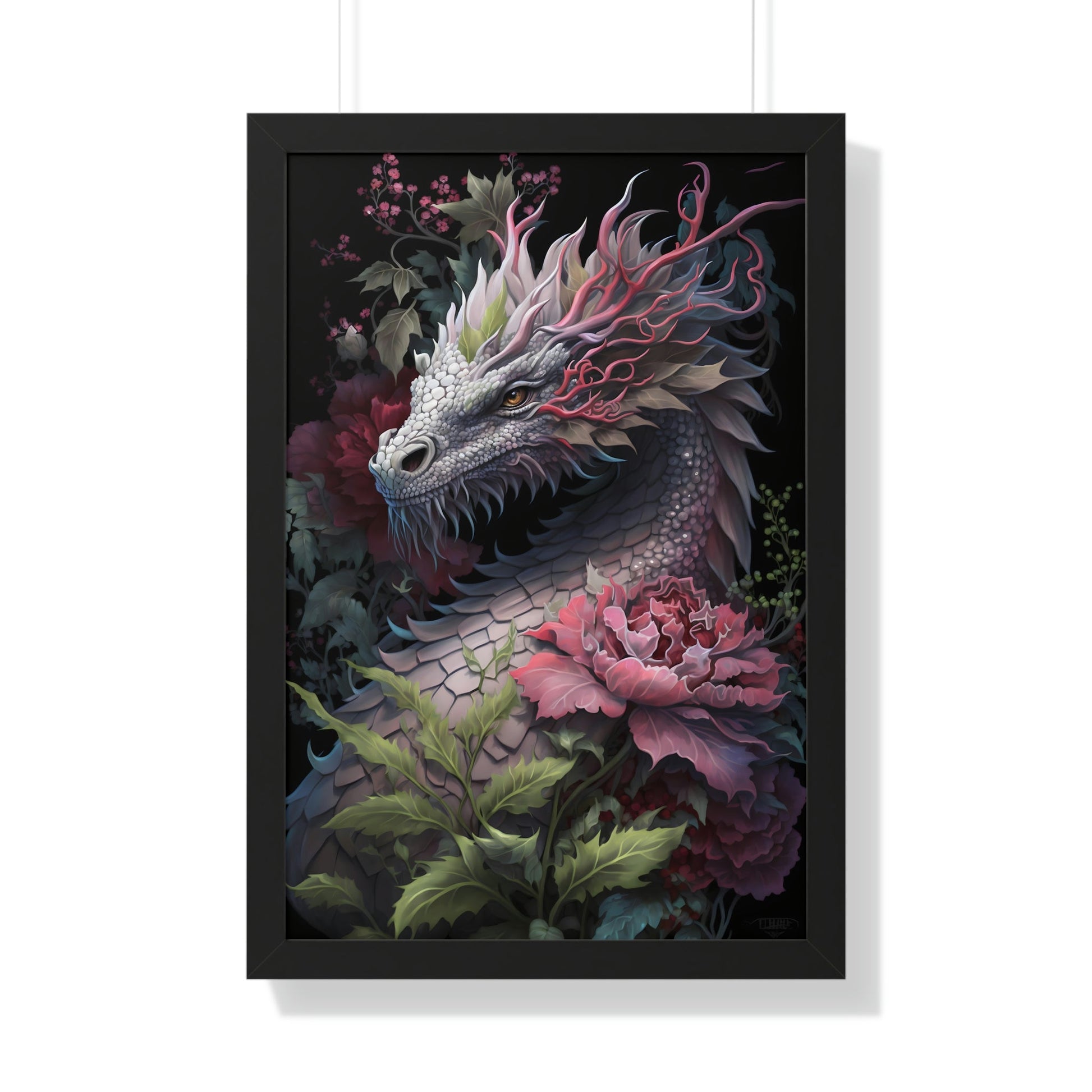 Lady Dragon | Framed Vertical Poster