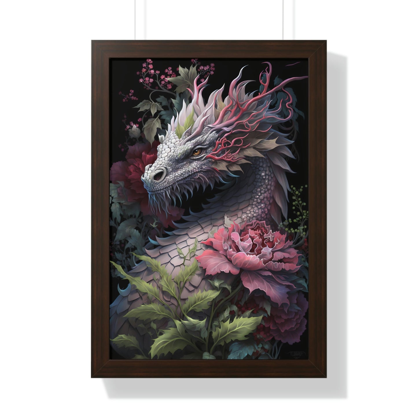 Lady Dragon | Framed Vertical Poster