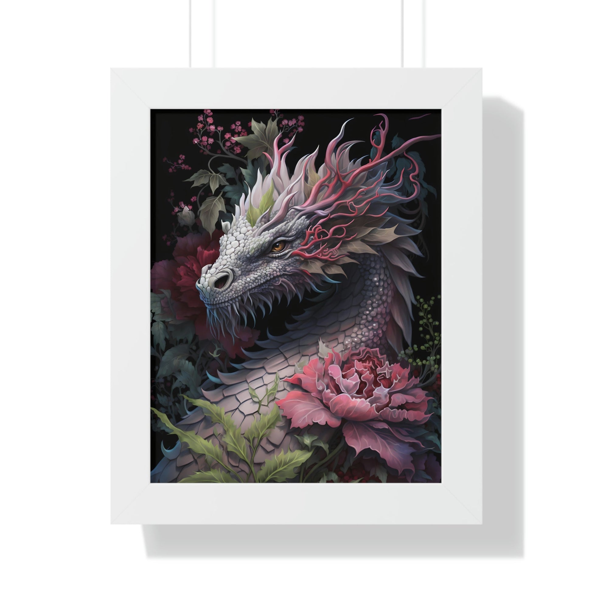 Lady Dragon | Framed Vertical Poster