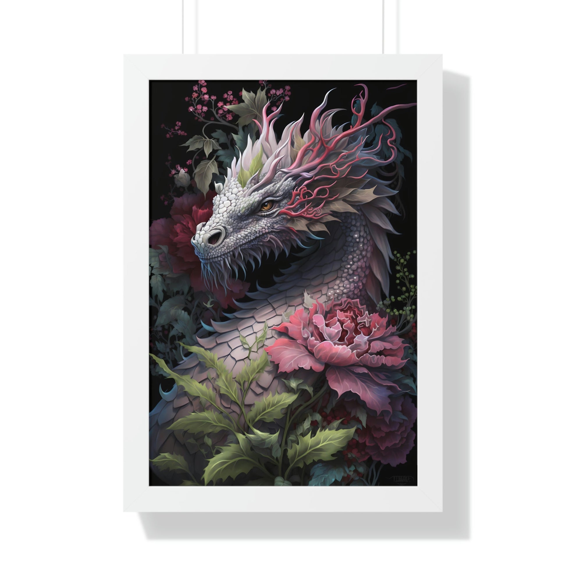 Lady Dragon | Framed Vertical Poster