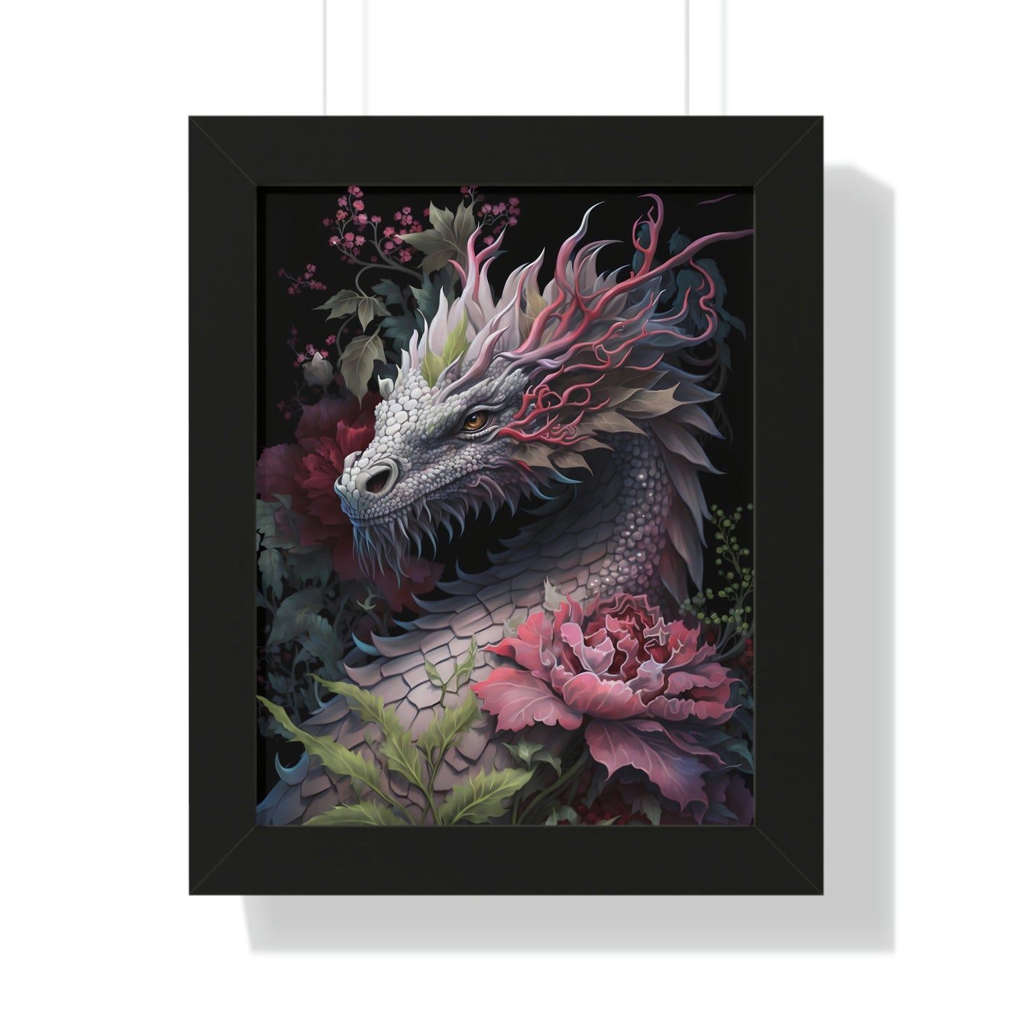 Lady Dragon | Framed Vertical Poster