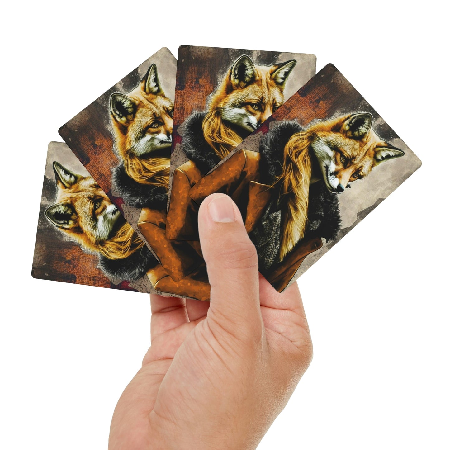 Lady Fox Poker Playing Cards