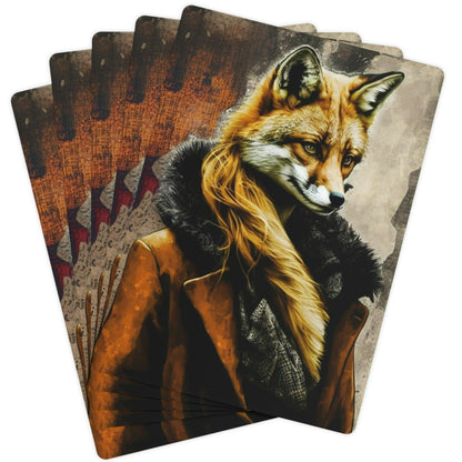 Lady Fox Poker Playing Cards