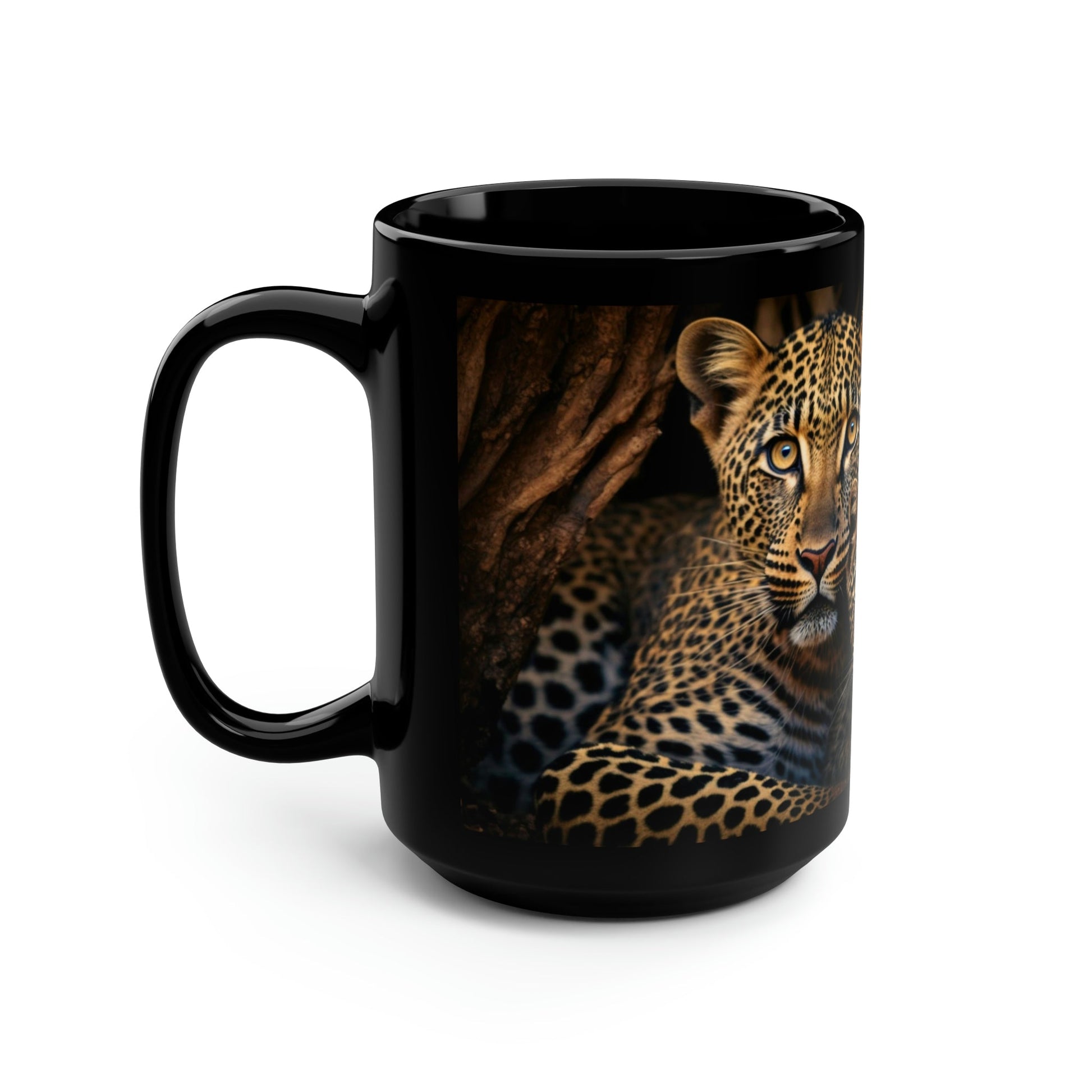 Leopard Family - 15 oz Coffee Mug - leopard Mug, leopard Coffee Mug, leopard Gift, leopard Gifts, leopard Coffee Mug, leopard Lover Gift, leopard Lover Gifts, Safari Gift