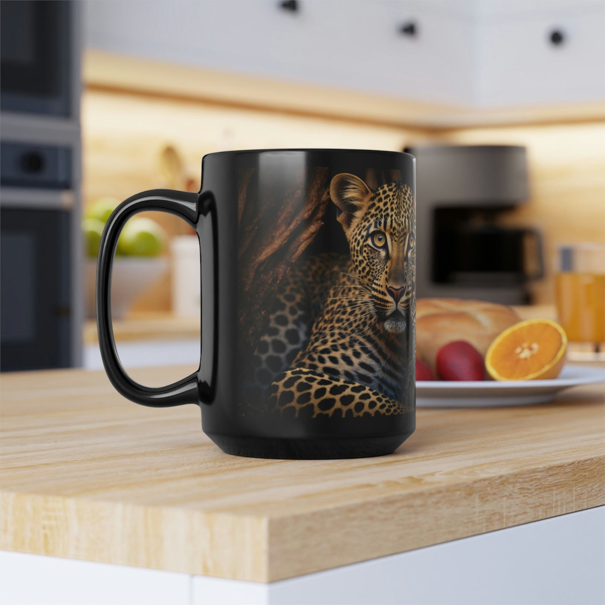 Leopard Family - 15 oz Coffee Mug - leopard Mug, leopard Coffee Mug, leopard Gift, leopard Gifts, leopard Coffee Mug, leopard Lover Gift, leopard Lover Gifts, Safari Gift