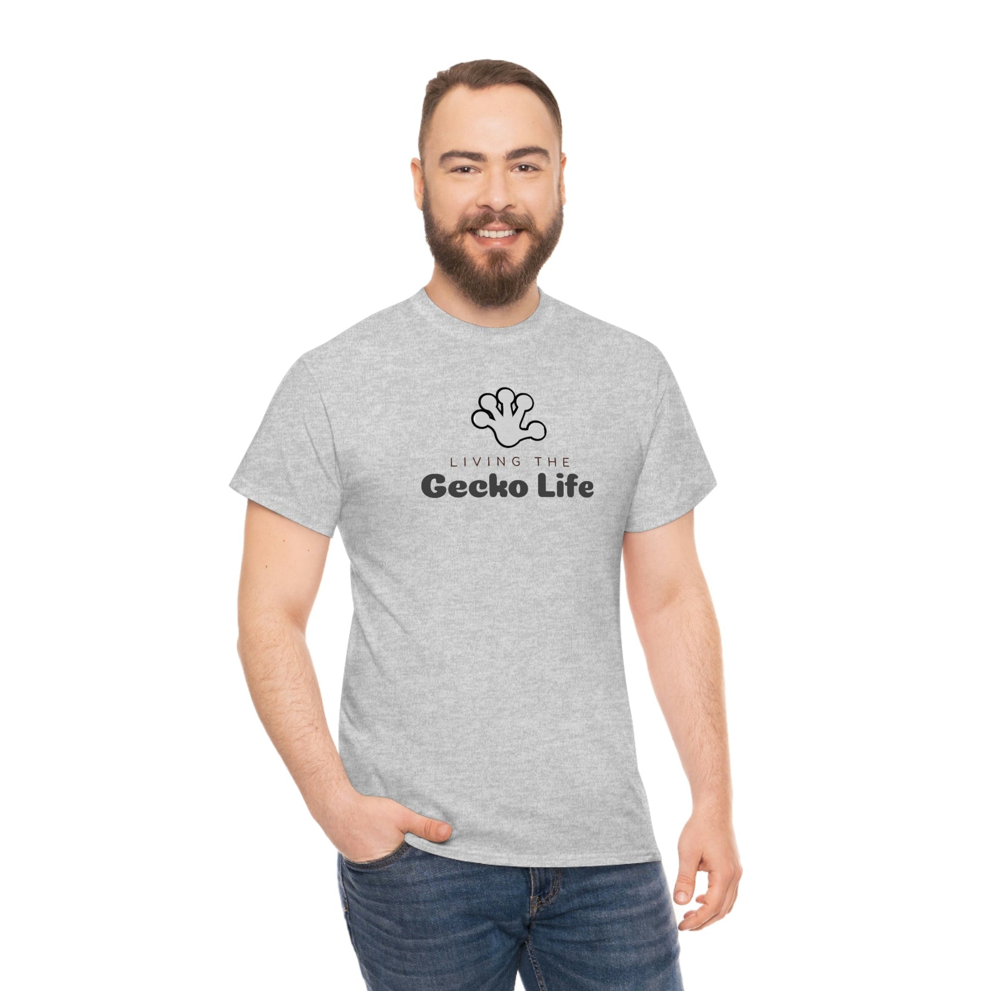 Living The Gecko Life Heavy Cotton Tee