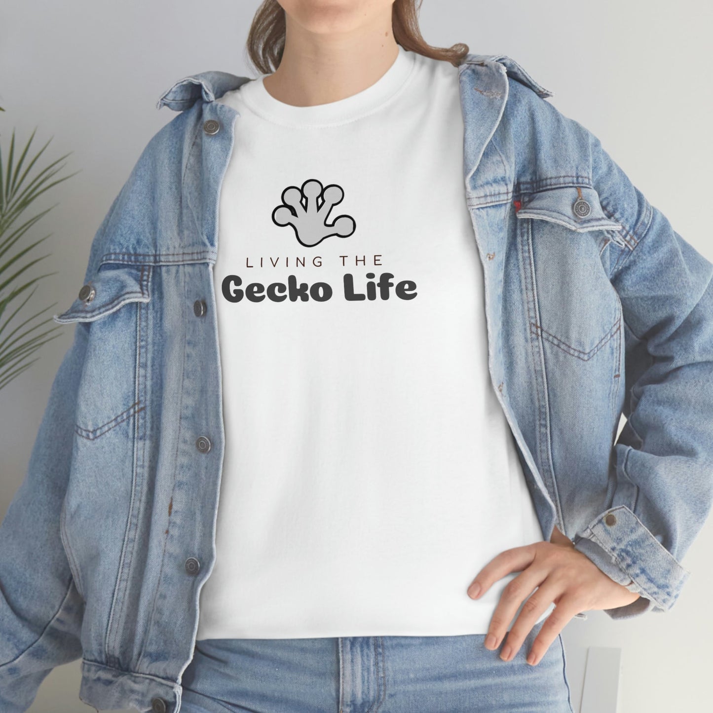 Living The Gecko Life Heavy Cotton Tee