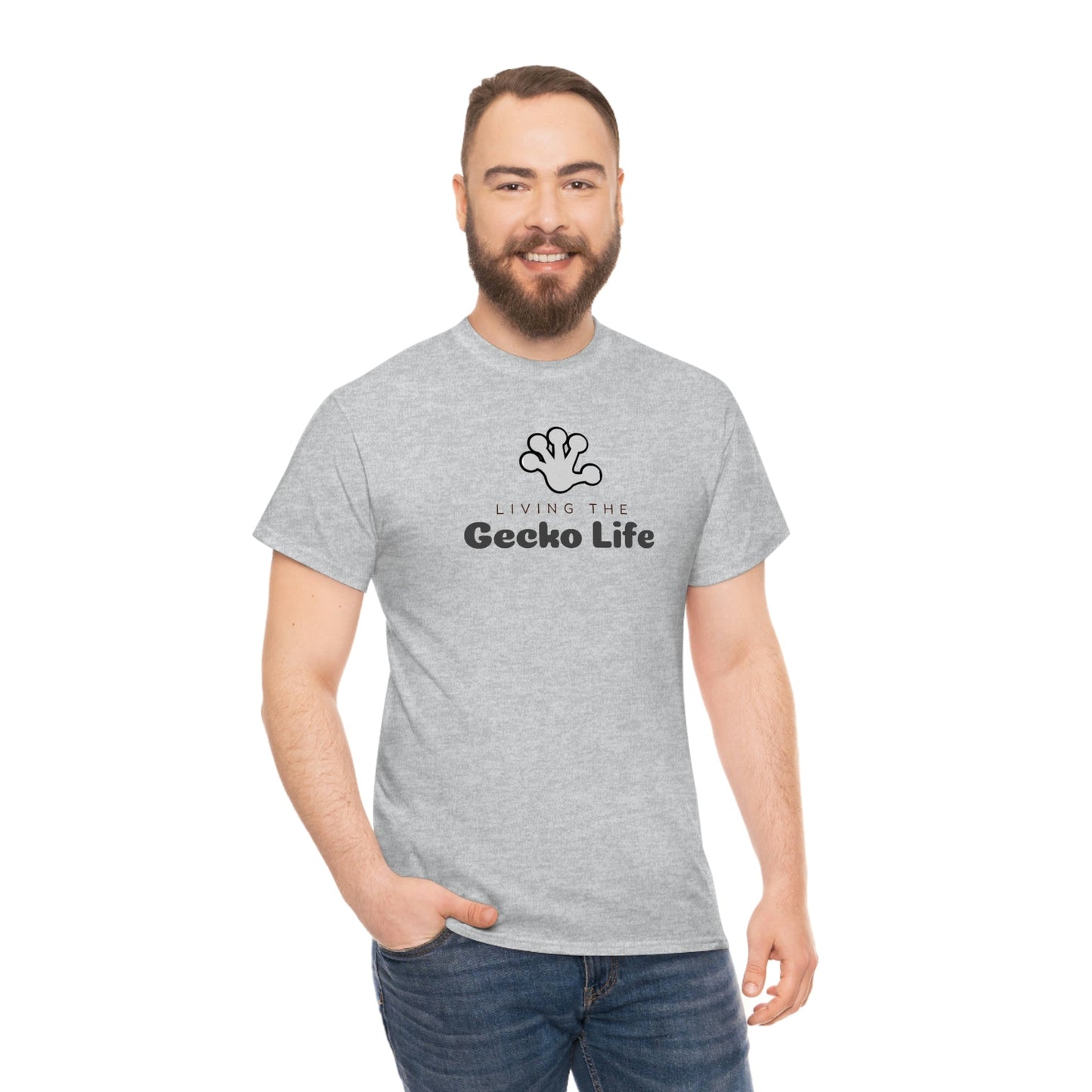 Living The Gecko Life Heavy Cotton Tee