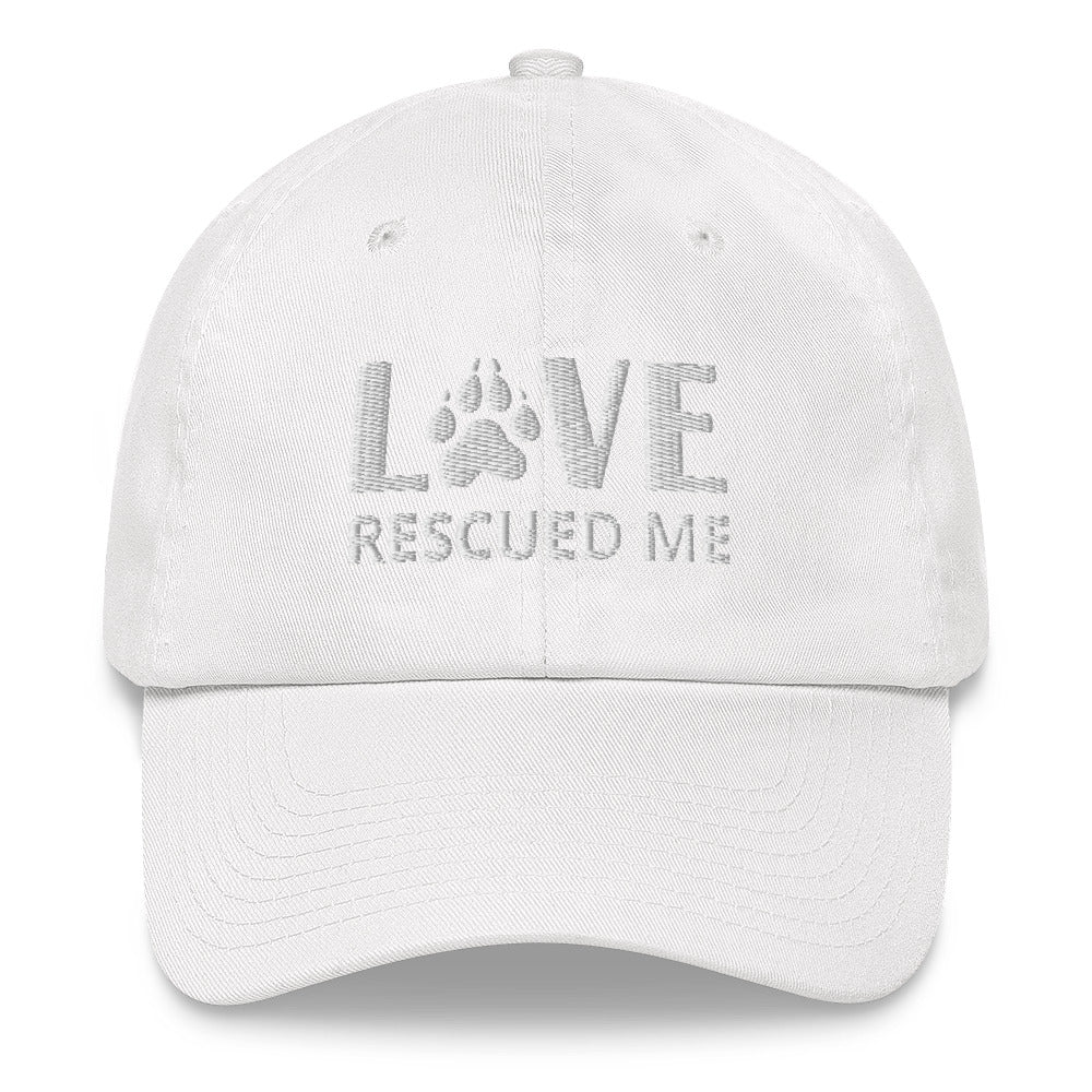 Love Dog Rescue Hat | Love Rescued Me | Perfect gift for the dog lover in your family!| Multiple Hat Colors Available