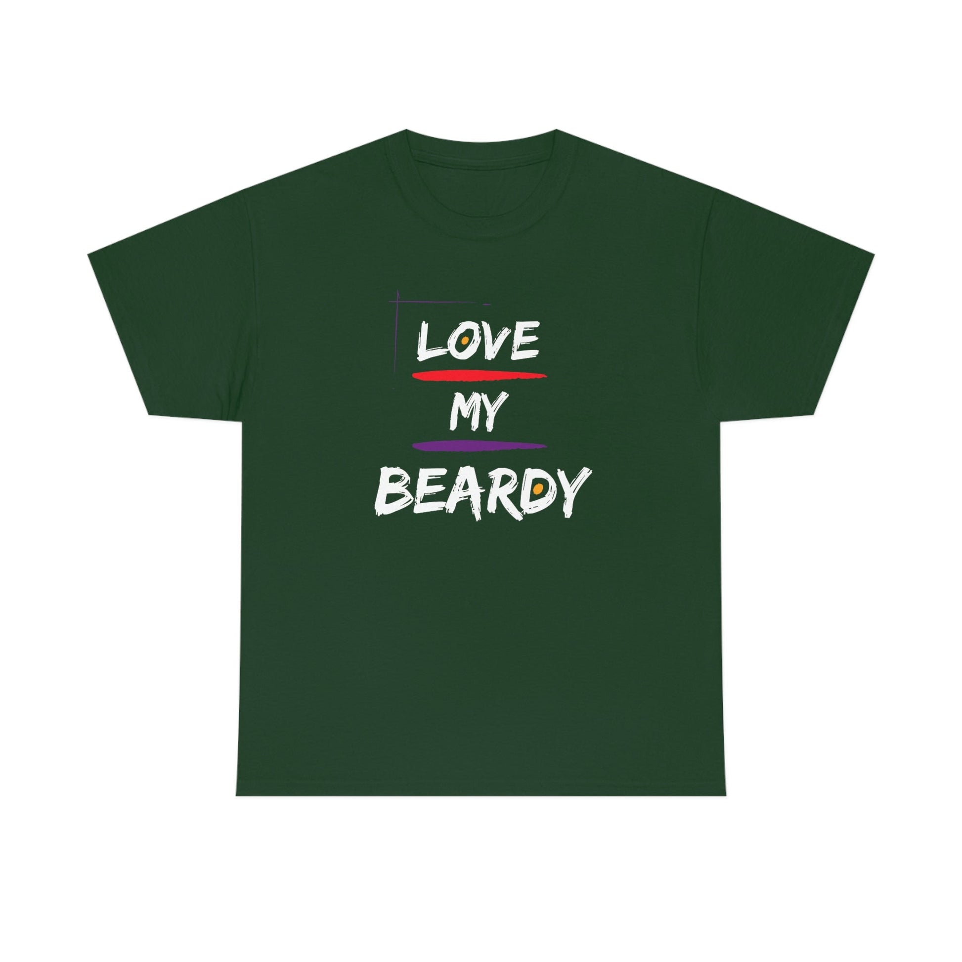 Love My Beardy Heavy Cotton T-Shirt
