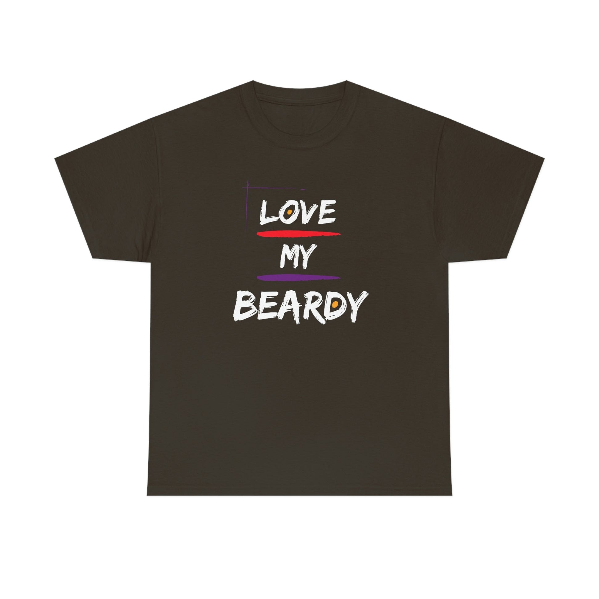 Love My Beardy Heavy Cotton T-Shirt