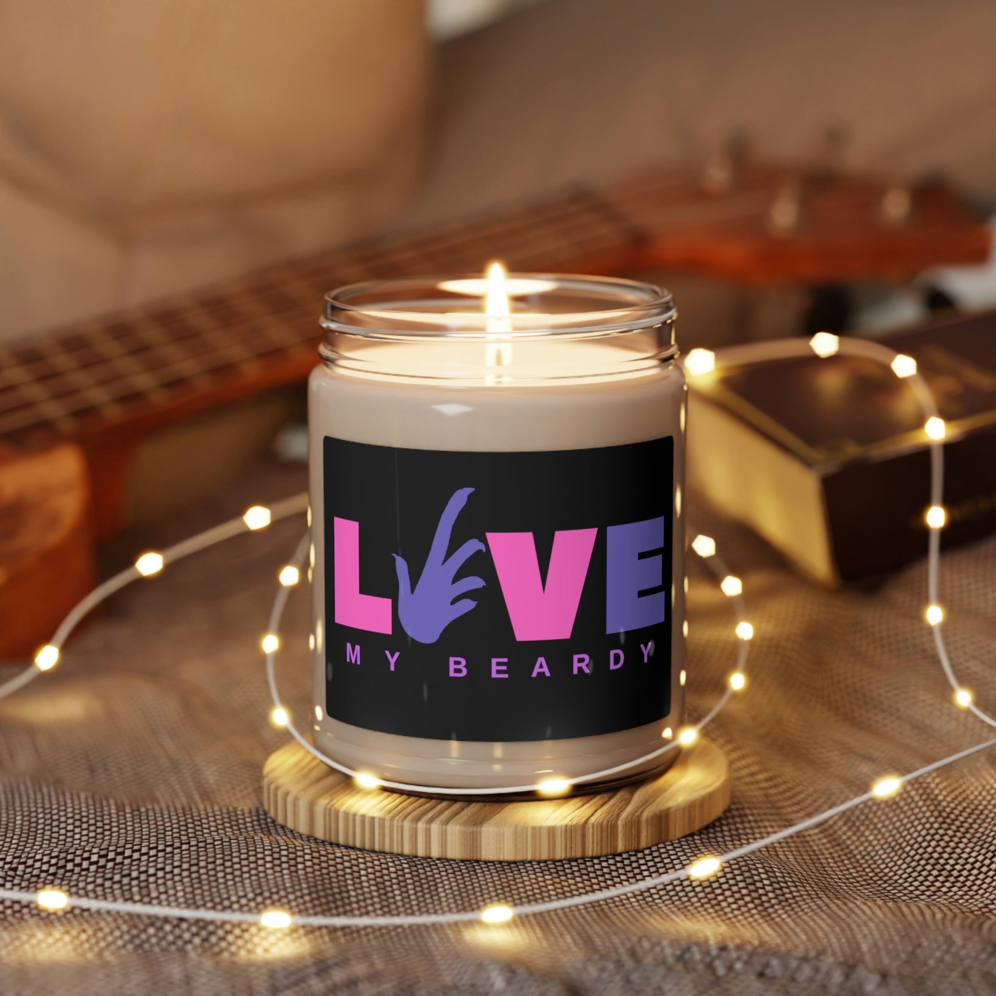 Love My Beardy Scented Soy Candle - 9oz