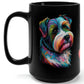 Love My Biewer Terrier Black Mug 15oz