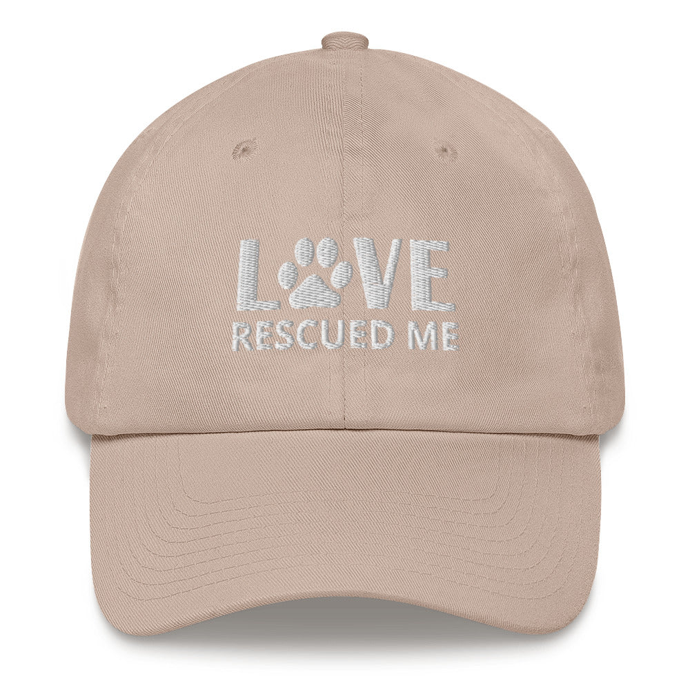 Love Rescued Me | Cat Rescue Hat | Perfect gift for the cat lover in your family!| Multiple Hat Colors Available
