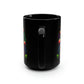 Magic Mushroom Skull 15 oz Coffee Mug perfect for the mushrooming fan or as a birthday gift for nature lovers